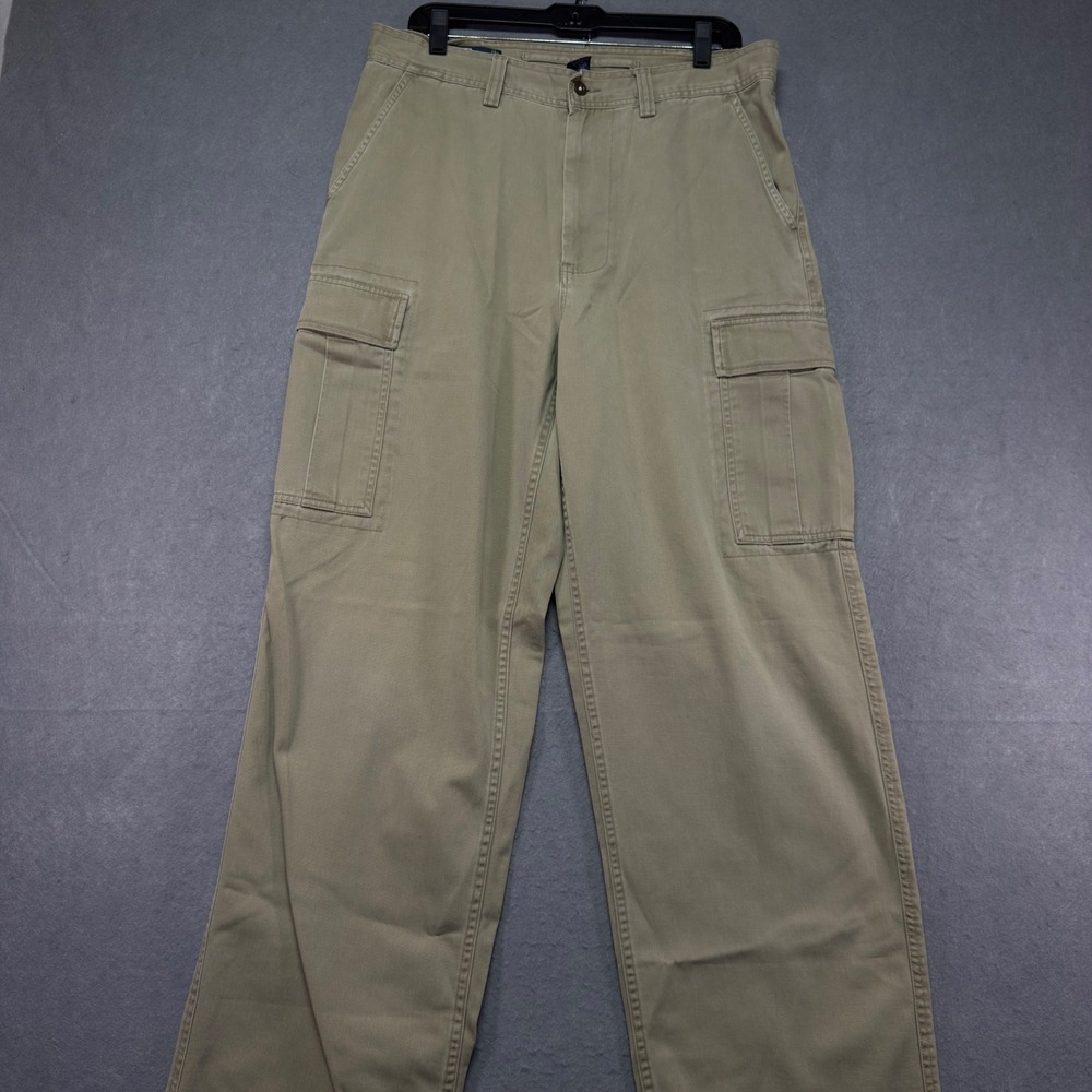 Polo‎ Ralph Lauren Mens Tan Cotton 34x34 Twill Straight Leg Cargo Pants Khaki